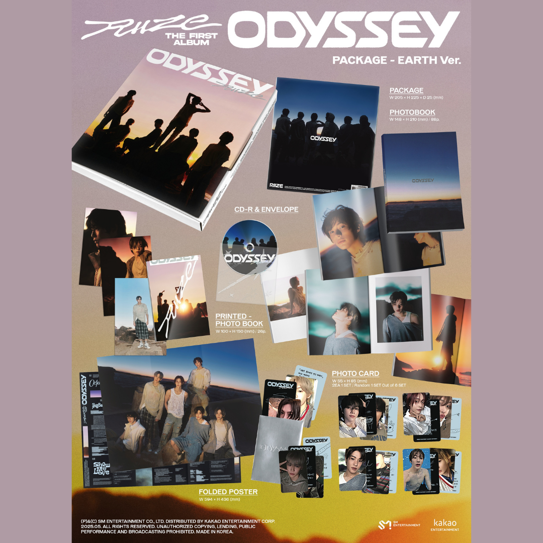 RIIZE - 1st Album - ODYSSEY - Package Earth Universe ver