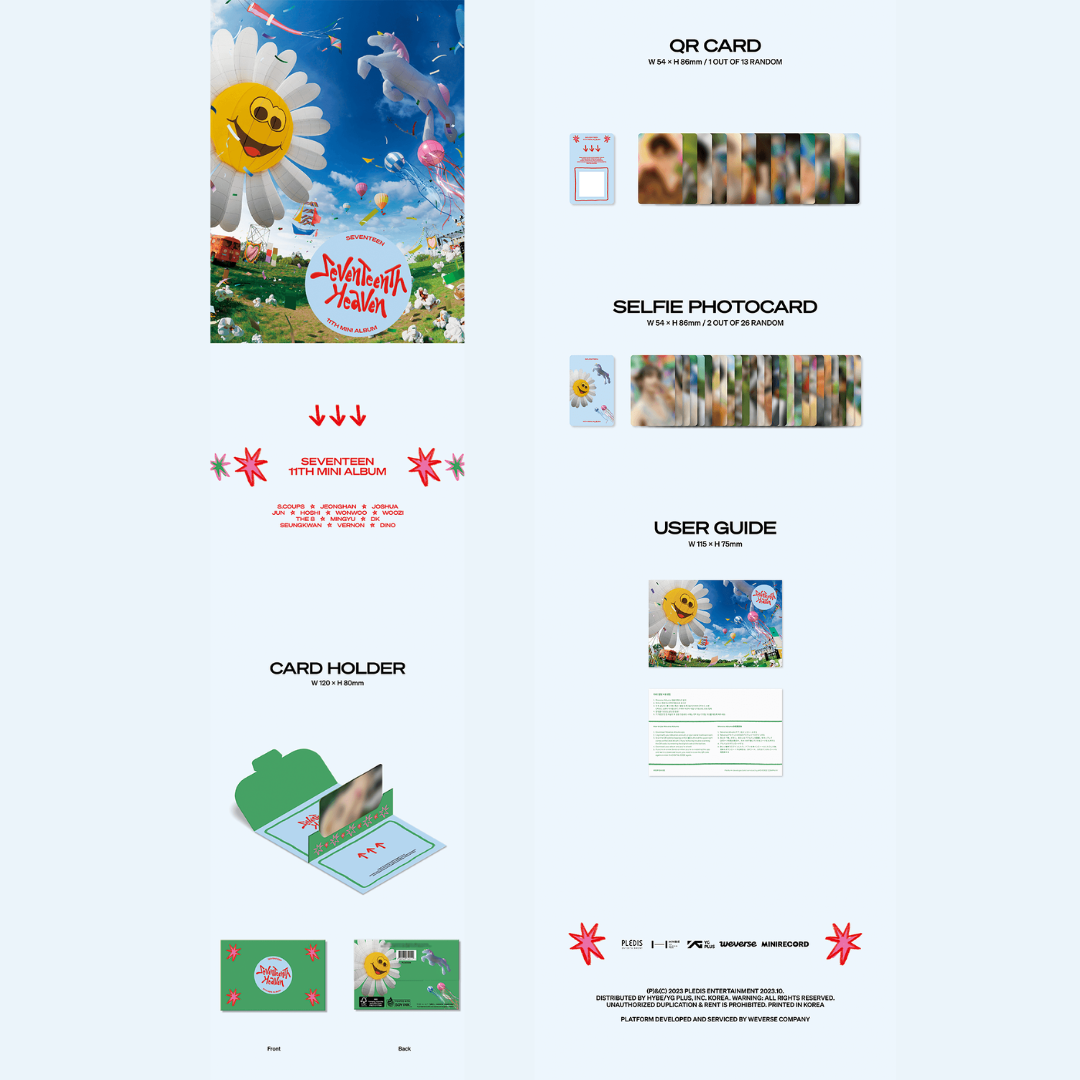 SEVENTEEN - 11th Mini Album - Seventeenth Heaven - Weverse album