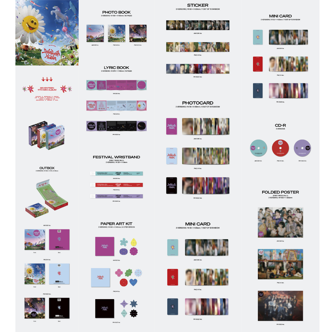 (SIGNED) SEVENTEEN 11th Mini Album 'SEVENTEENTH HEAVEN'