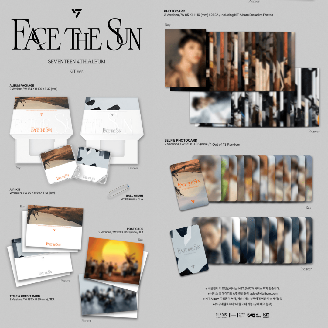 SEVENTEEN - 4th Album 'FACE THE SUN' KiT Ver.
