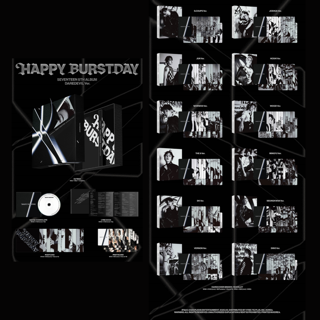 SEVENTEEN - 5th Album - Happy Burstday - Daredevil version