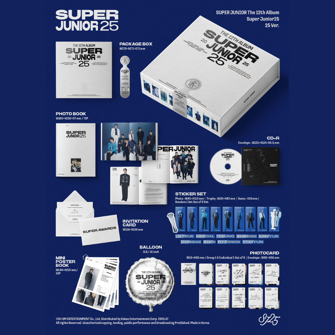 SUPER JUNIOR 12th ALBUM SUPER JUNIOR25 - 25 ver