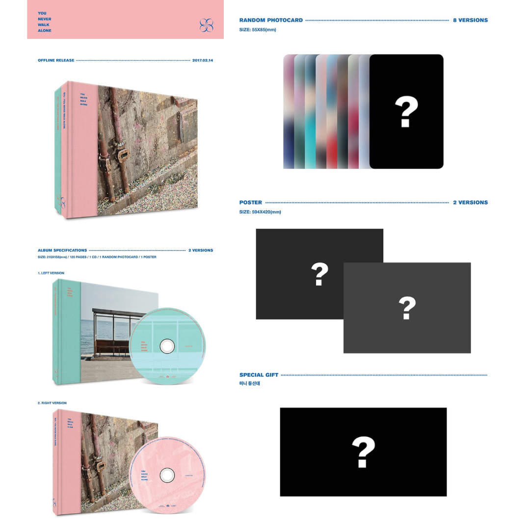 BTS - 2nd Album Repackage - You Never Walk Alone