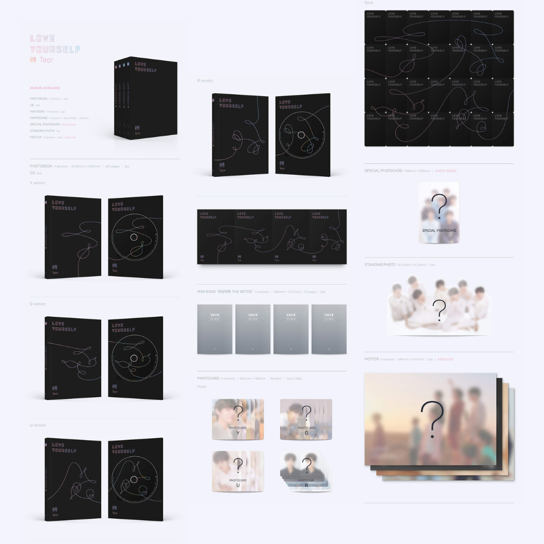 BTS - 5th Mini Album - LOVE YOURSELF 转 'Tear'