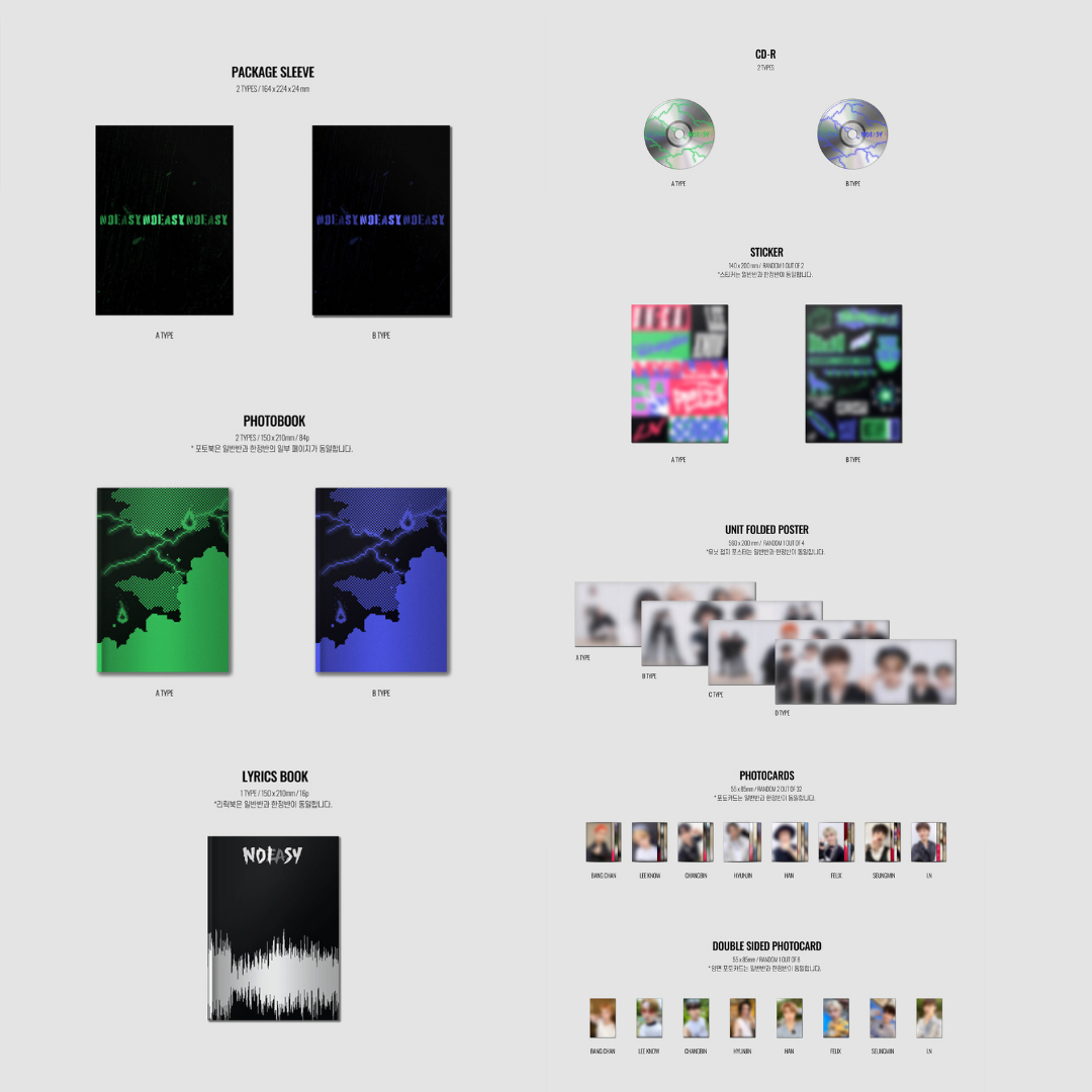 Stray Kids - 2nd studio - No Easy - Standard version