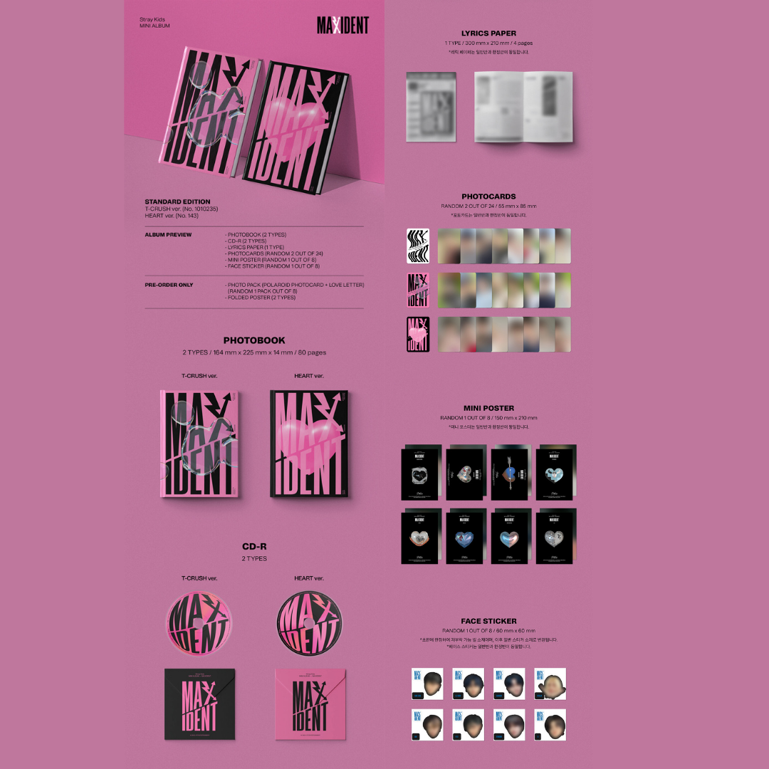 Stray Kids - 7th Mini album - Maxident - Standard version