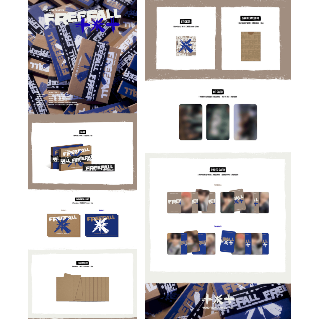 TXT - 3rd studio - The Name Chapter: FREEFALL - Weverse album version