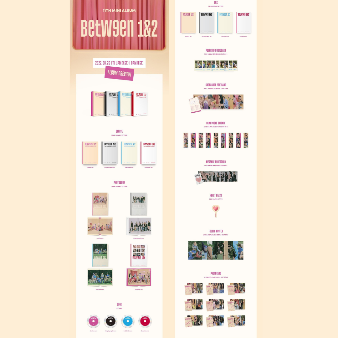 Twice - 11th Mini album - Between 1&2