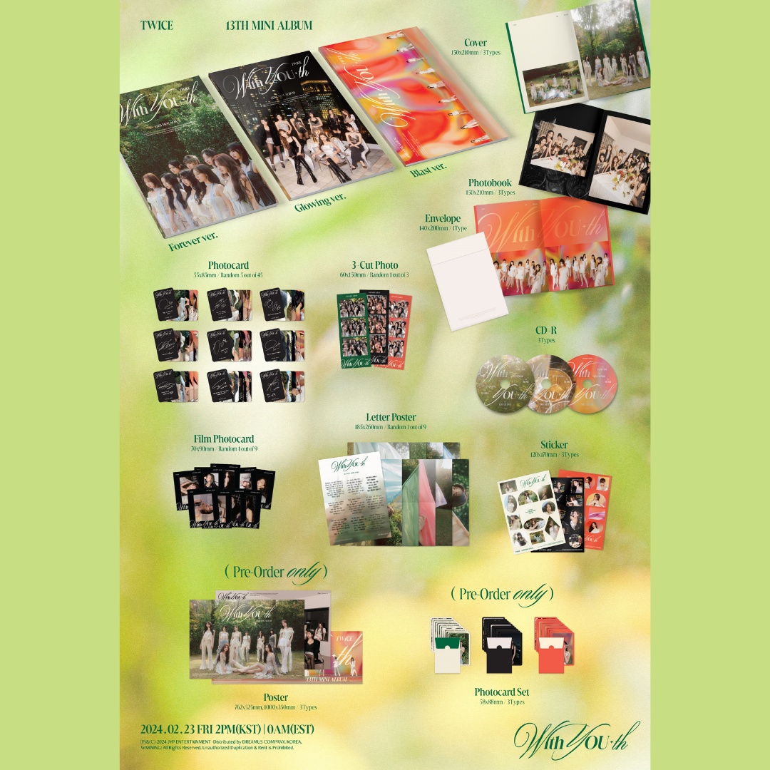 Twice - 13th Mini album - With You-th - PB version