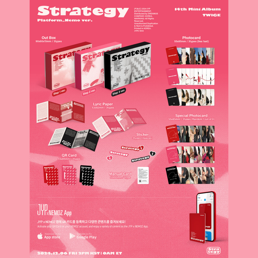 Twice - 14th Mini album - Strategy - Platform Nemo version