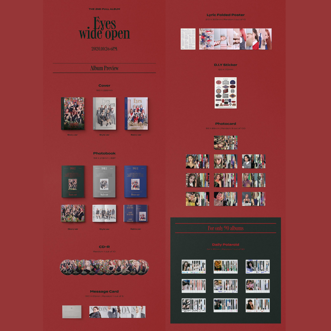 Twice - 2nd Studio - Eyes Wide Open