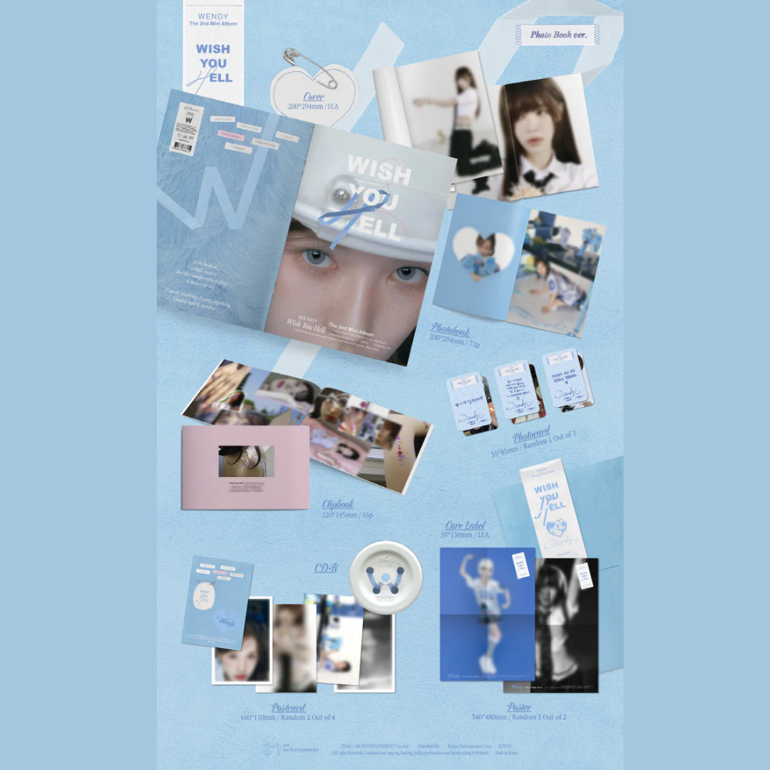 RED VELVET WENDY - WISH YOU HELL - PHOTOBOOK