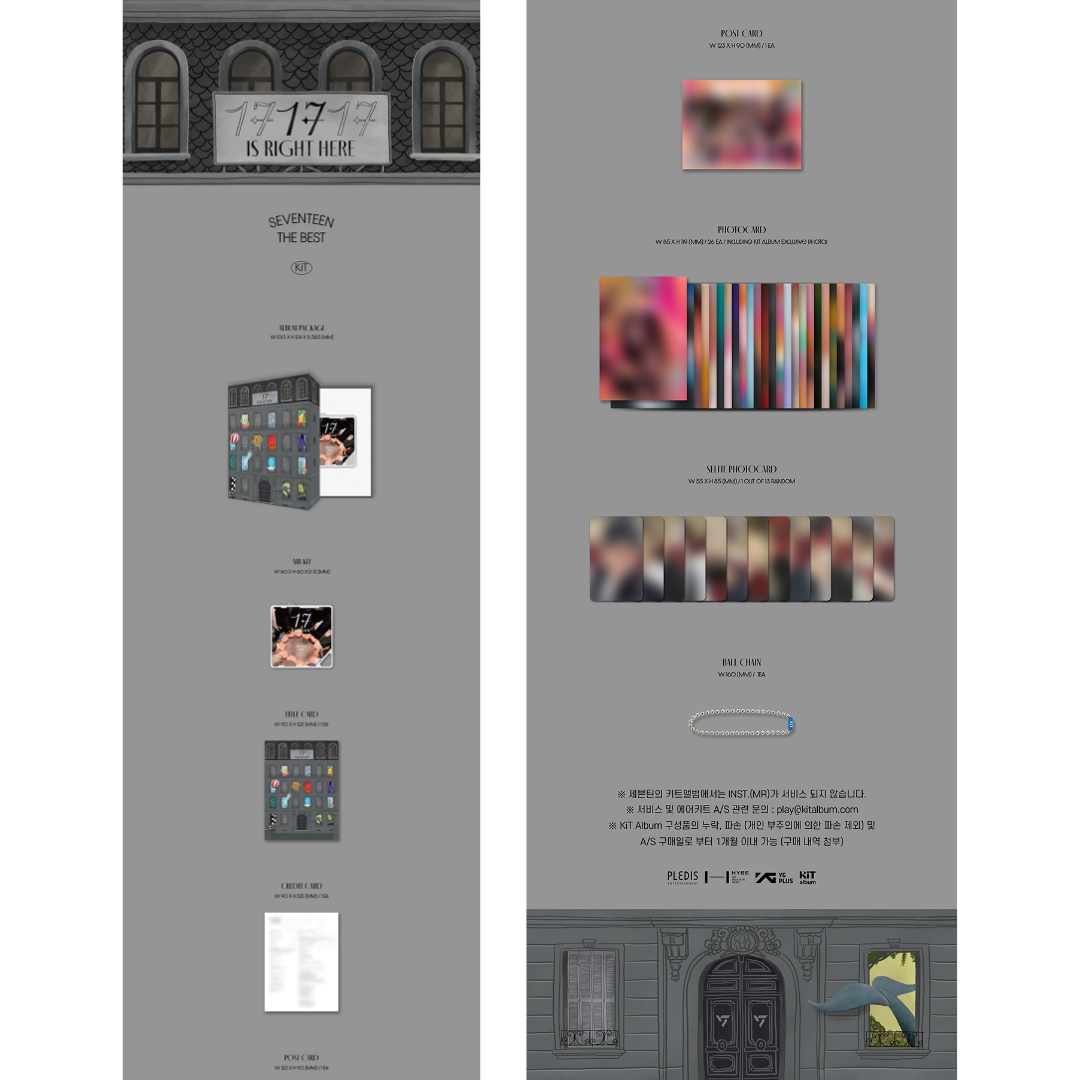 SEVENTEEN - 17 RIGHT HERE - Kit ver