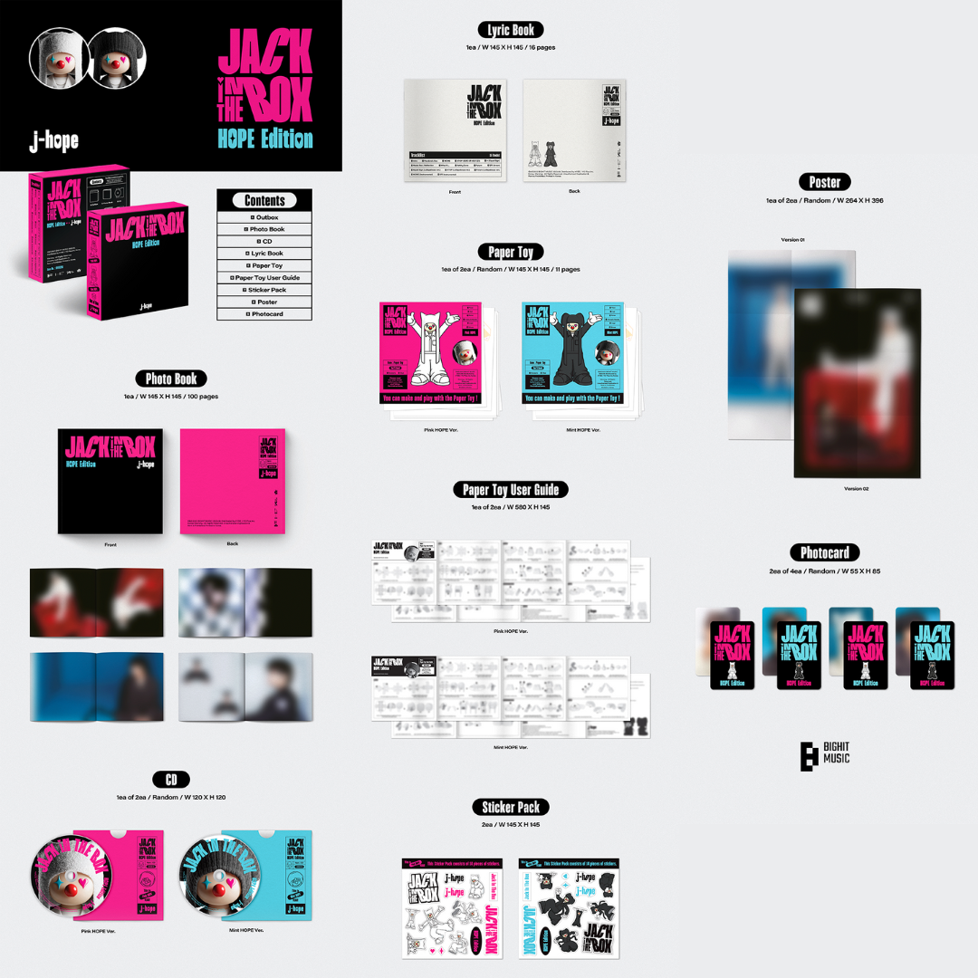 BTS - J HOPE - 'JACK IN THE BOX' - Hope Edition