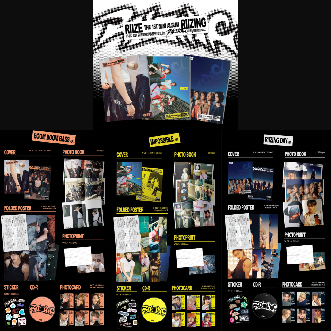 RIIZE - 1st Mini Album - RIIZING - PB ver