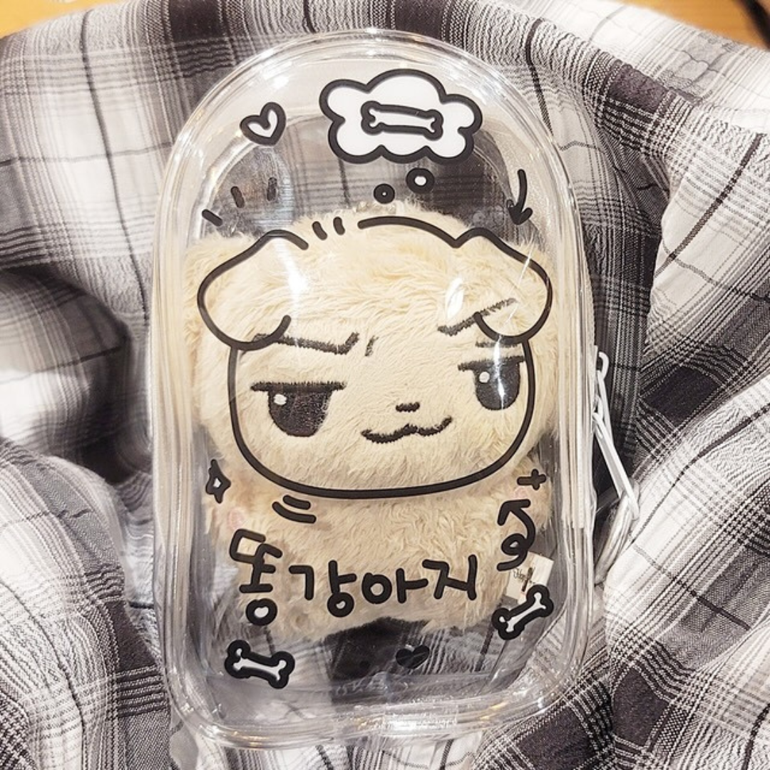 Ducky World Transparent Dog Doll Pouch