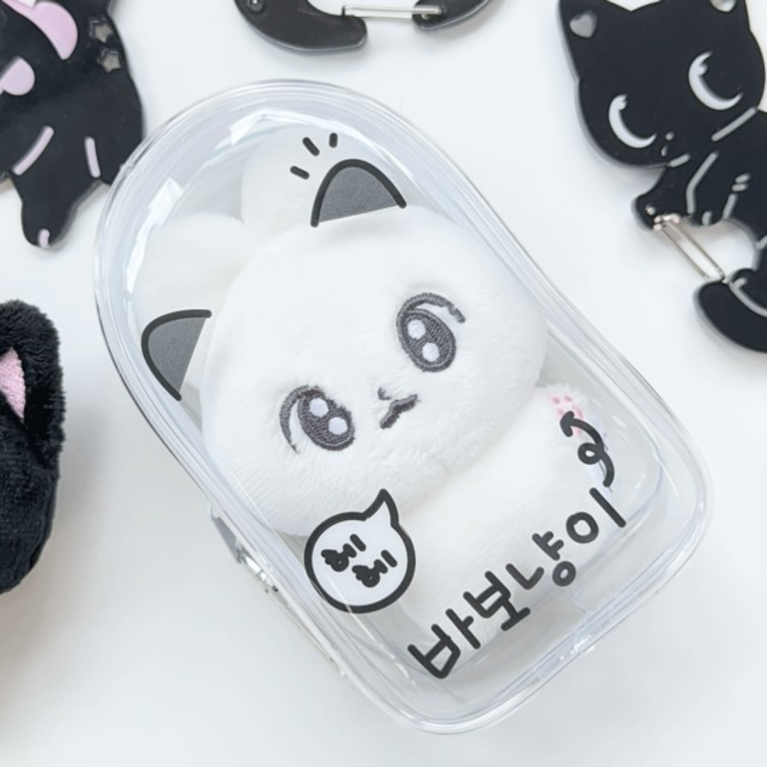 Ducky World Transparent Cat Doll Pouch