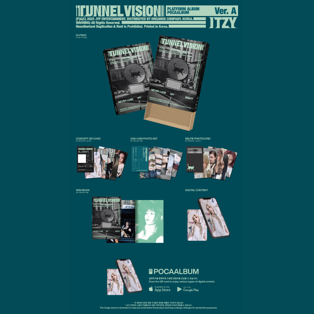 ITZY 11th Mini Album 'TUNNEL VISION' PocaAlbum (Random Ver.)