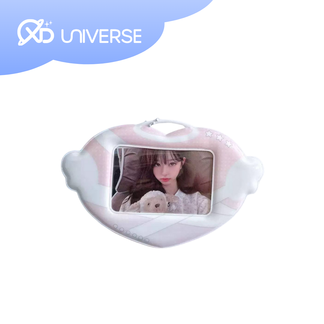 PINK HEART ANGEL PHOTOCARD HOLDER