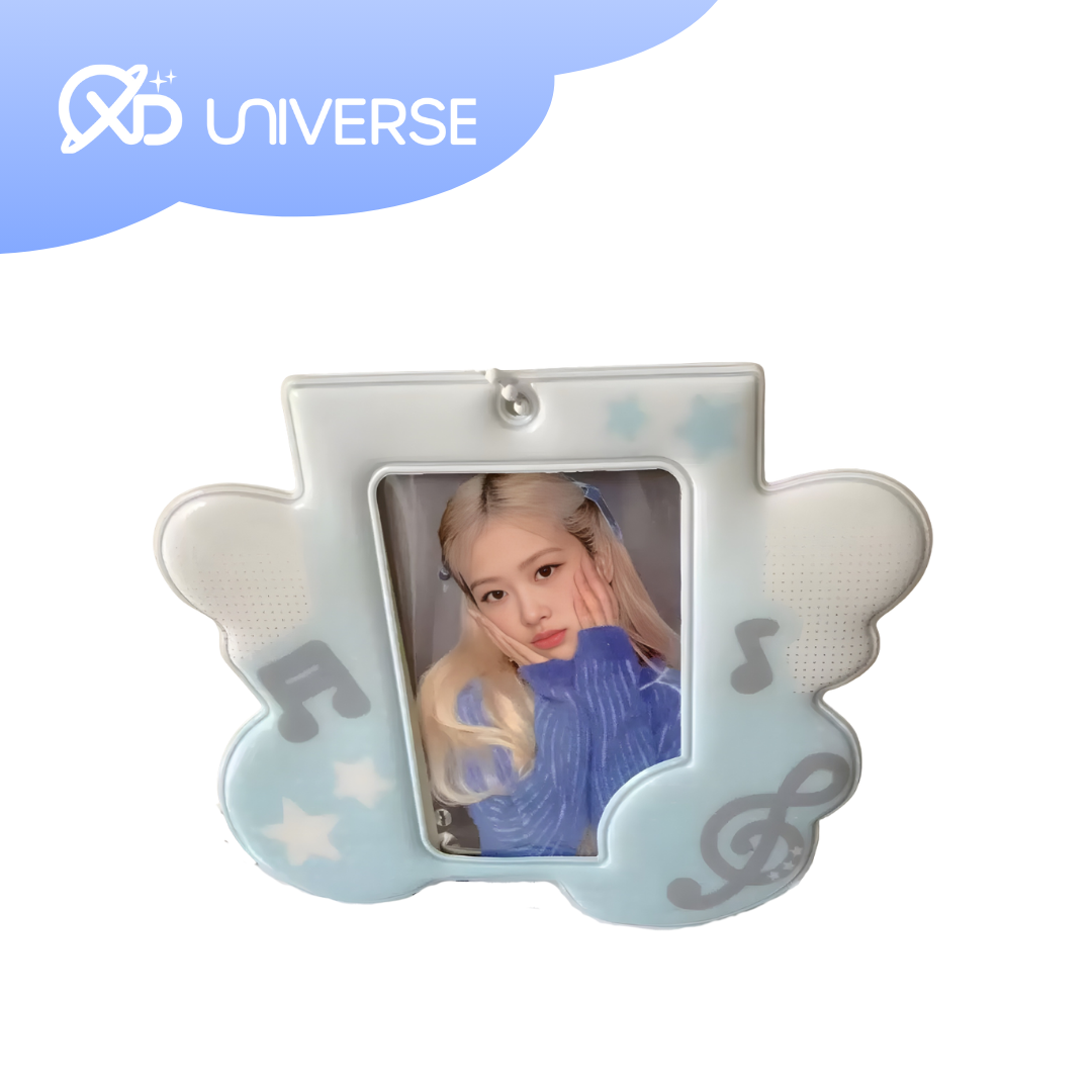 BLUE MUSIC NOTE PHOTOCARD HOLDER