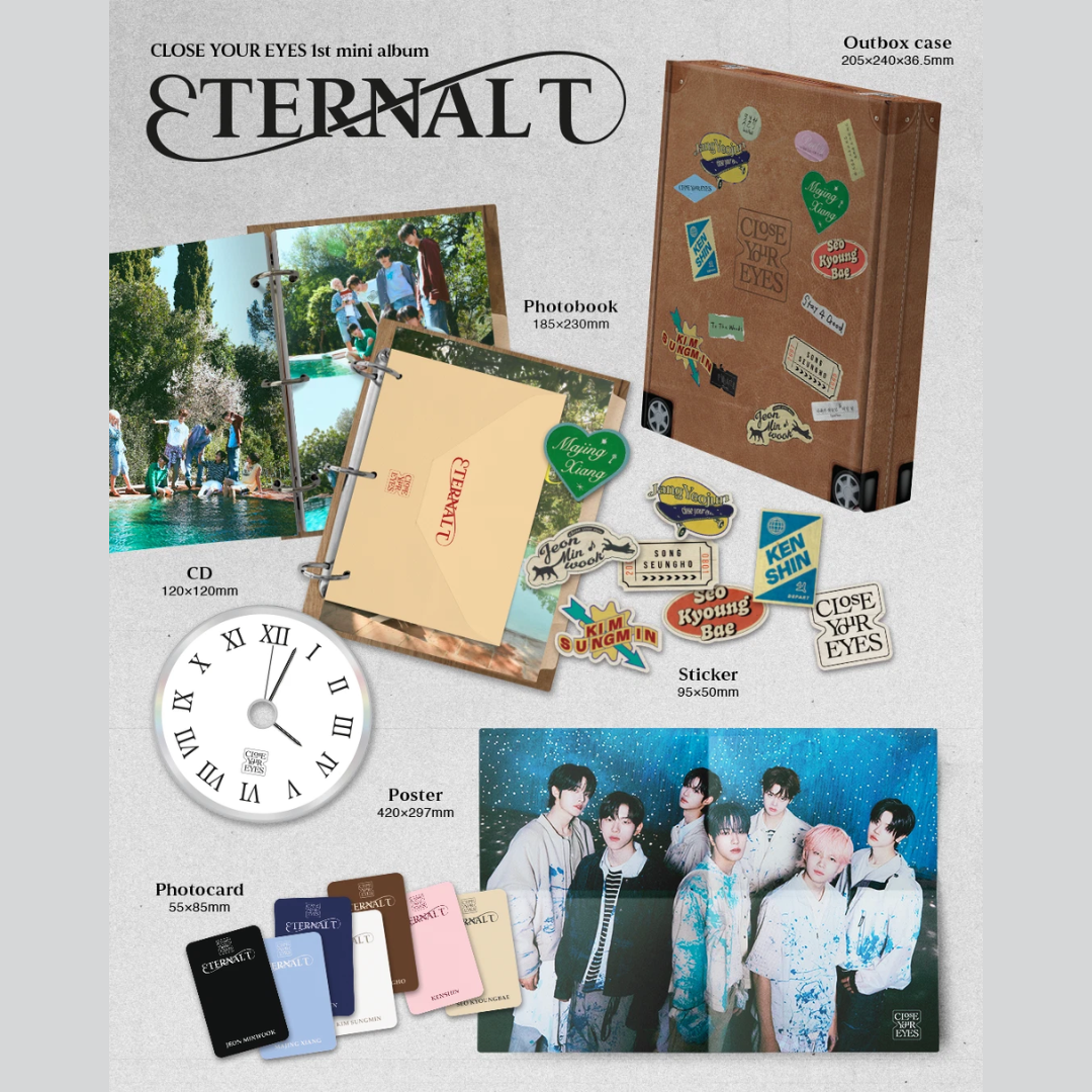 Close Your Eyes - 1st Mini Album - Eternalt - Photobook ver
