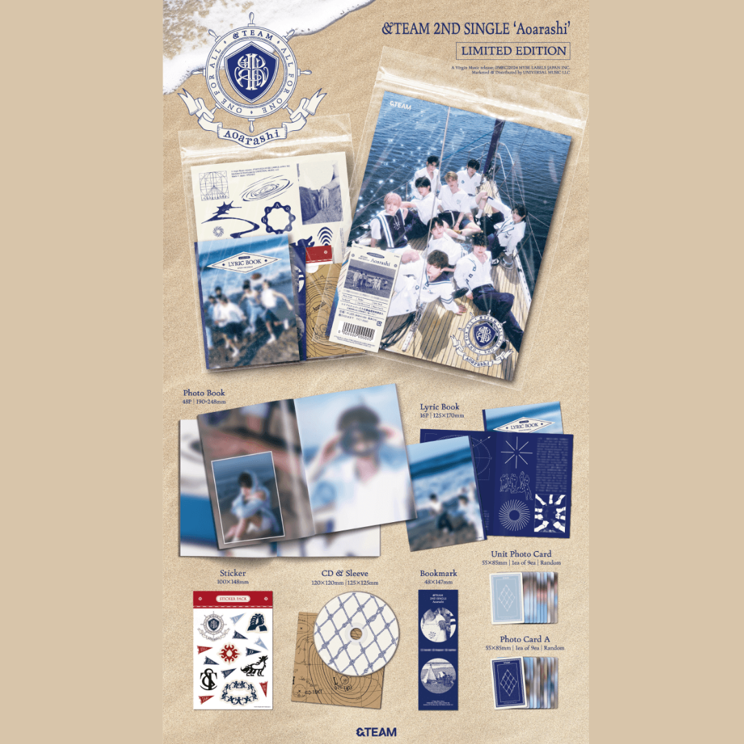 &TEAM - 2nd SINGLE 'Aoarashi' LIMITED EDITION