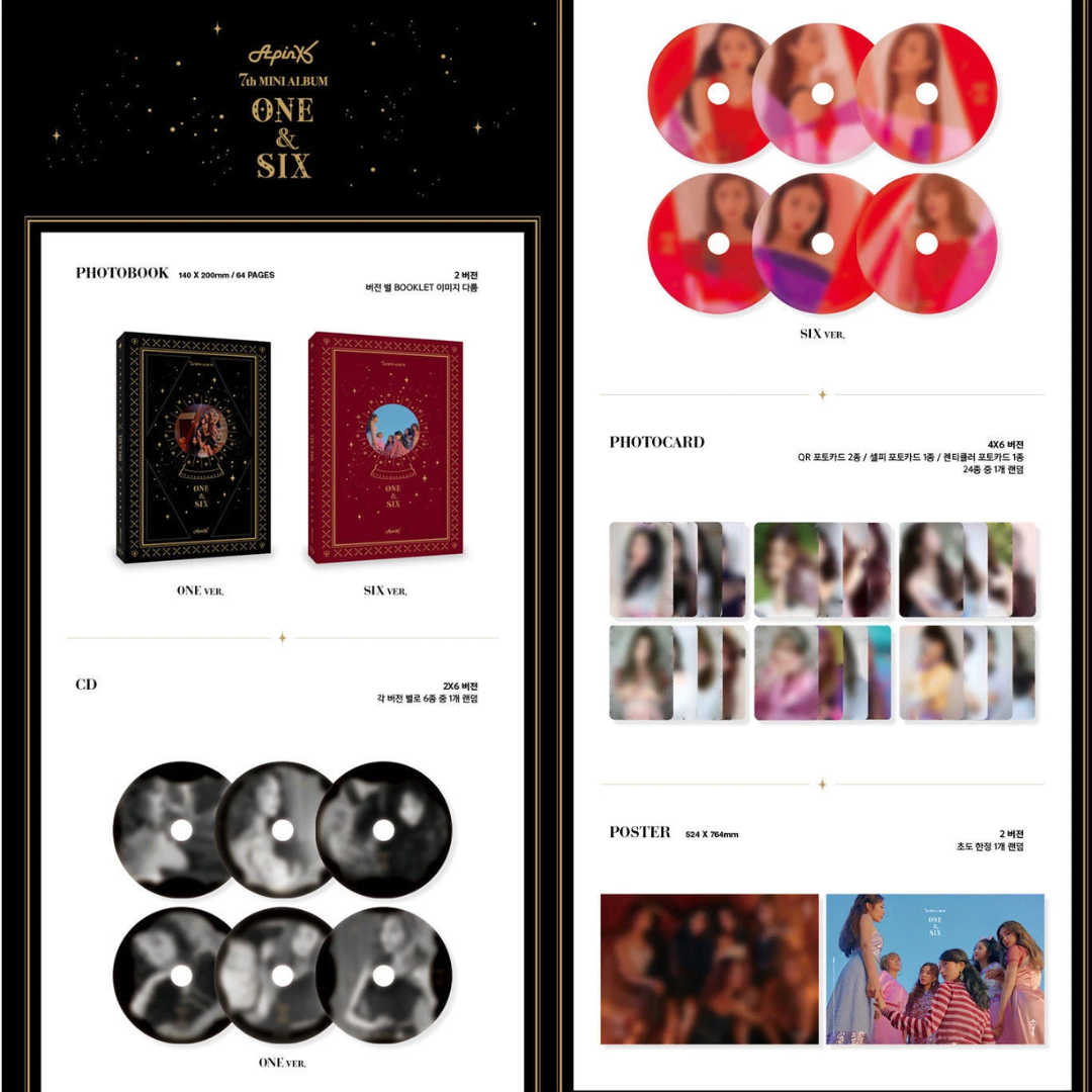 Apink - 7th Mini Album : One & Six