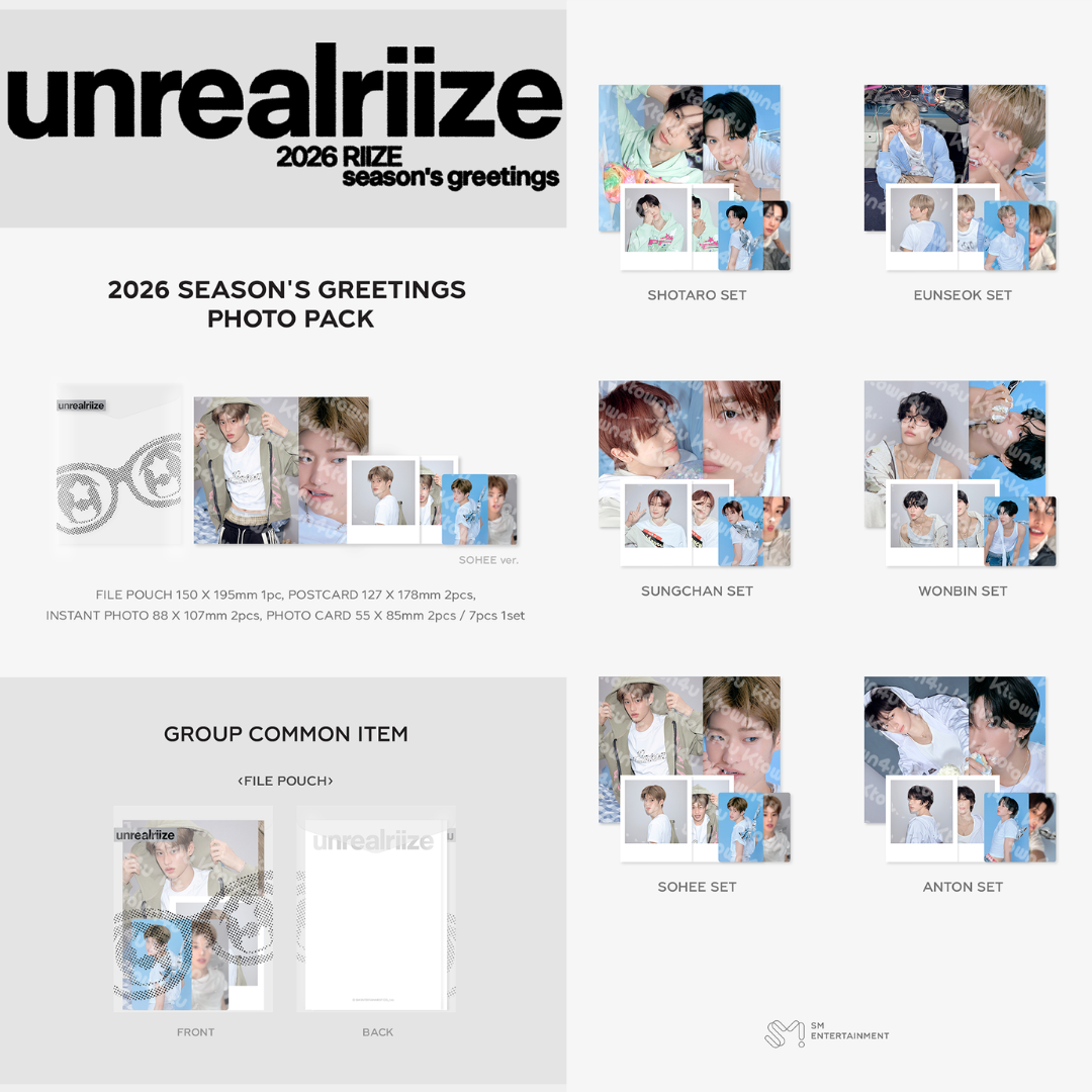 2026 RIIZE SEASON'S GREETINGS MD PHOTO PACK