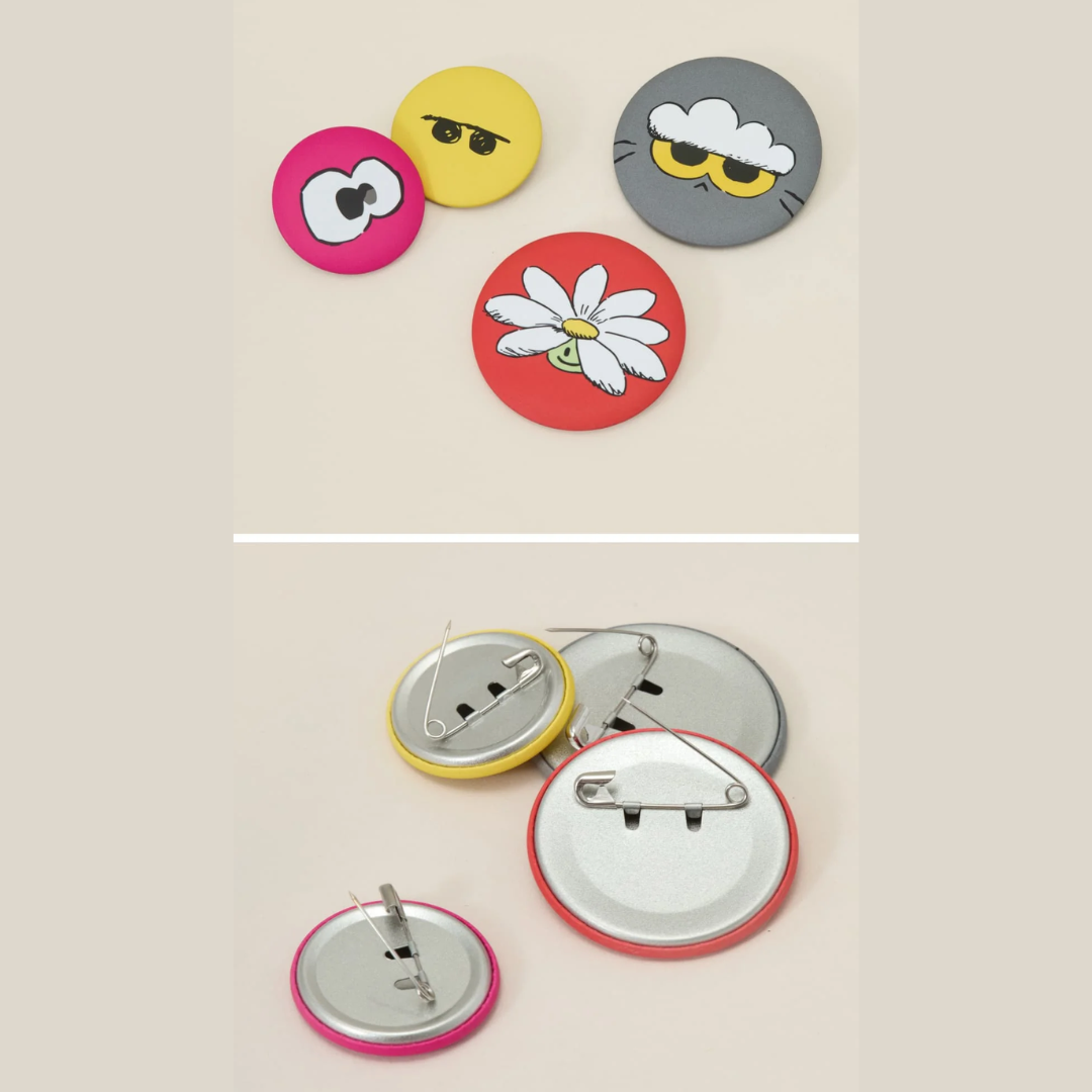 GD G-DRAGON ZO&FRIENDS LUCKY SHOP POP-UP - ZOA PIN BADGE SET