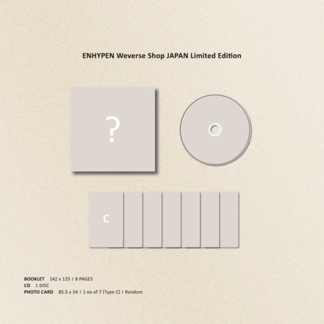 ENHYPEN JP 1st Single BORDER : Hakanai Weverse Japan Limited Edition