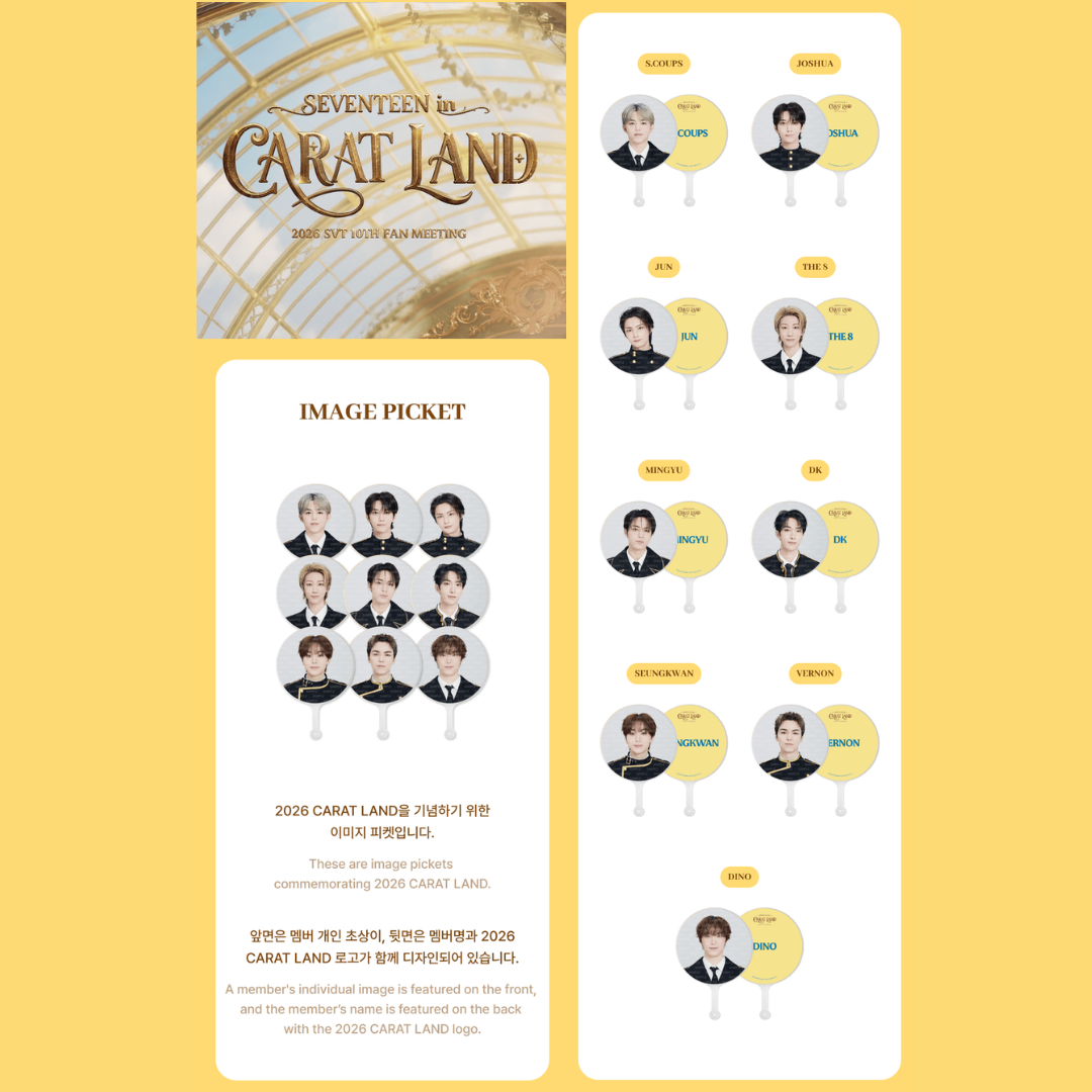 SEVENTEEN 2026 CARATLAND Official MD IMAGE PICKET