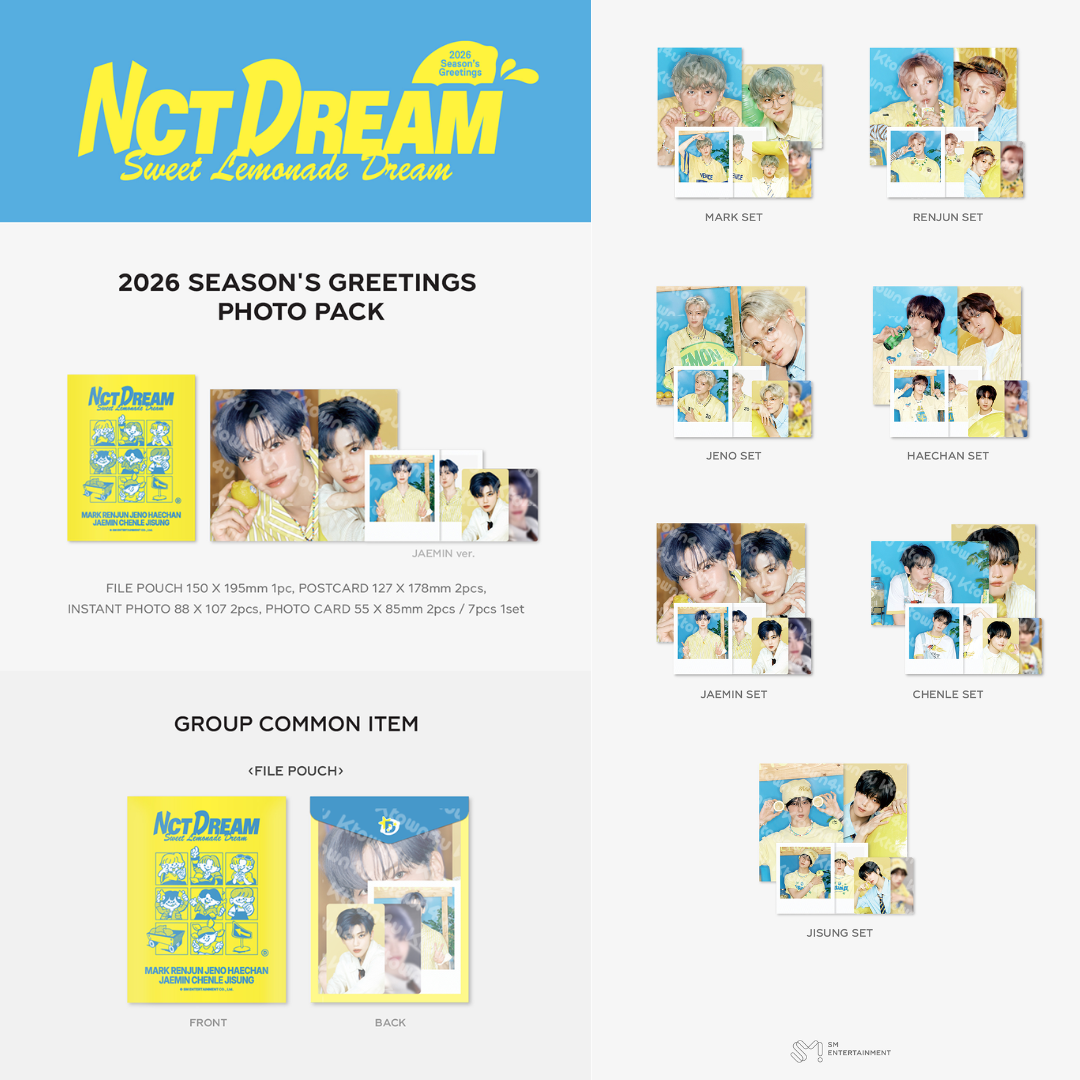 2026 NCT DREAM SEASON'S GREETINGS MD PHOTO PACK