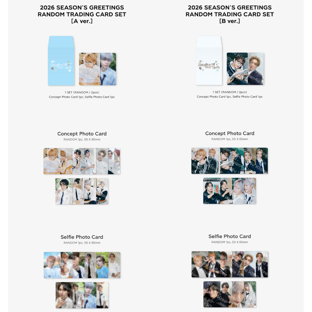2026 WAYV SEASON'S GREETINGS MD RANDOM TRADING CARD
