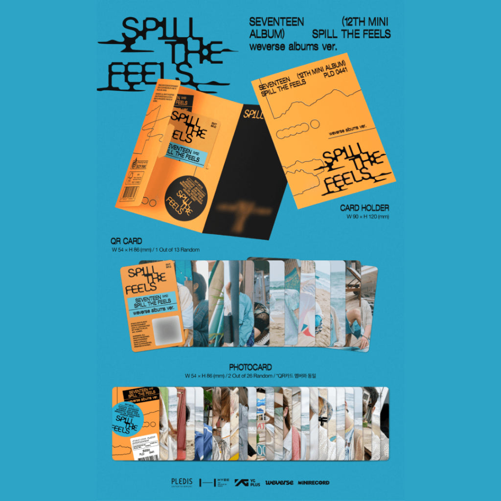 SEVENTEEN 12th Mini Album 'SPILL THE FEELS' Weverse Albums ver.