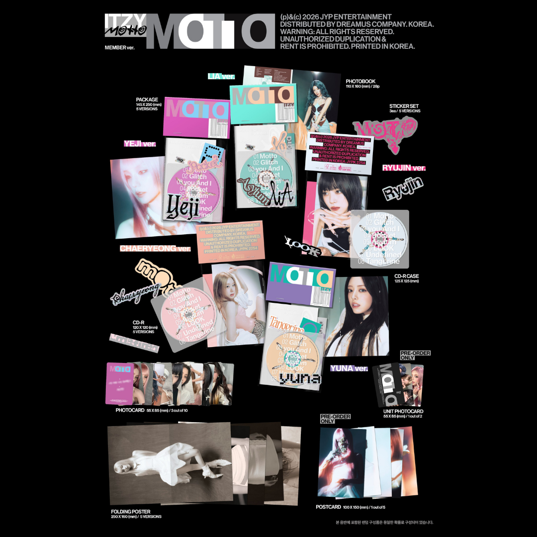 ITZY 12th Mini Album 'Motto' - MEMBER ver.