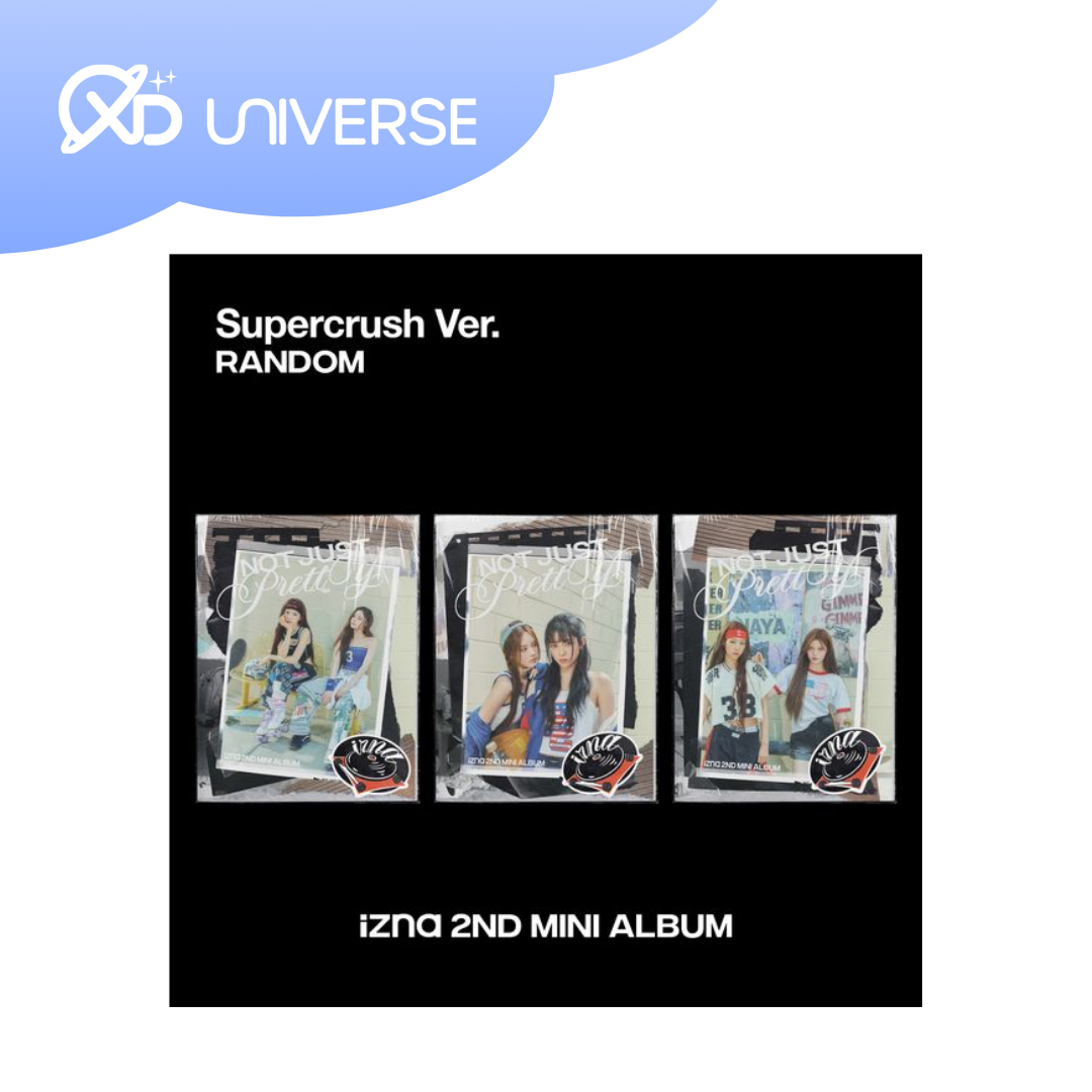 IZNA - 2ND MINI ALBUM - [Not Just Pretty] -[POSTERBOOK Ver.) (Supercrush Ver.)