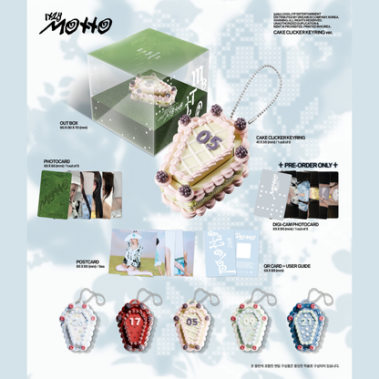 ITZY 12th Mini Album 'Motto' - CAKE CLICKER KEYRING ver. (Random Ver.)