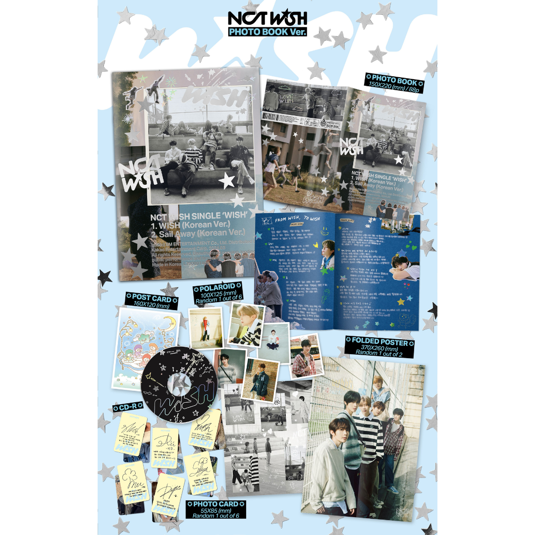 NCT WISH - 1 SINGLE - [WISH] (Photobook Ver.)