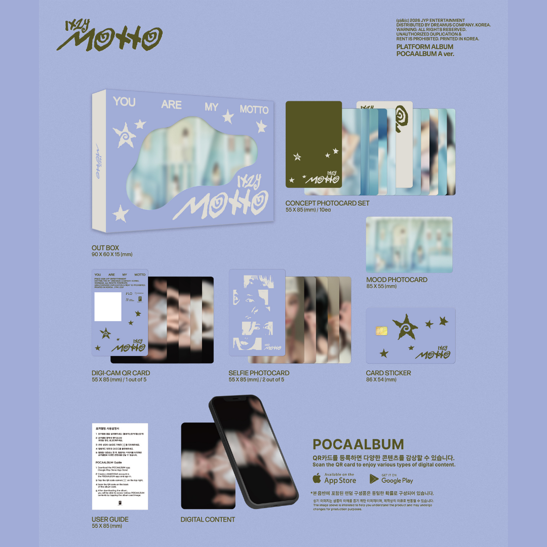 ITZY 12th Mini Album 'Motto' - POCAALBUM ver.