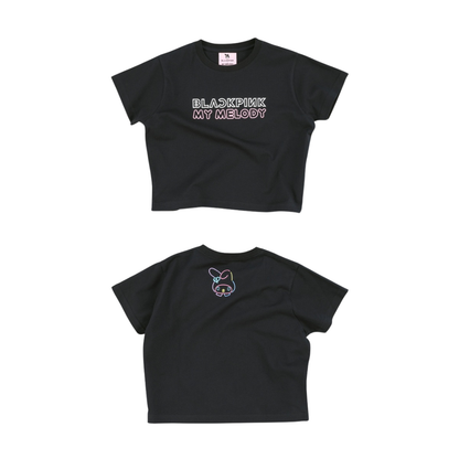 [BLACKPINK × My Melody]【My Melody】Cropped T-Shirt (ONE SIZE)