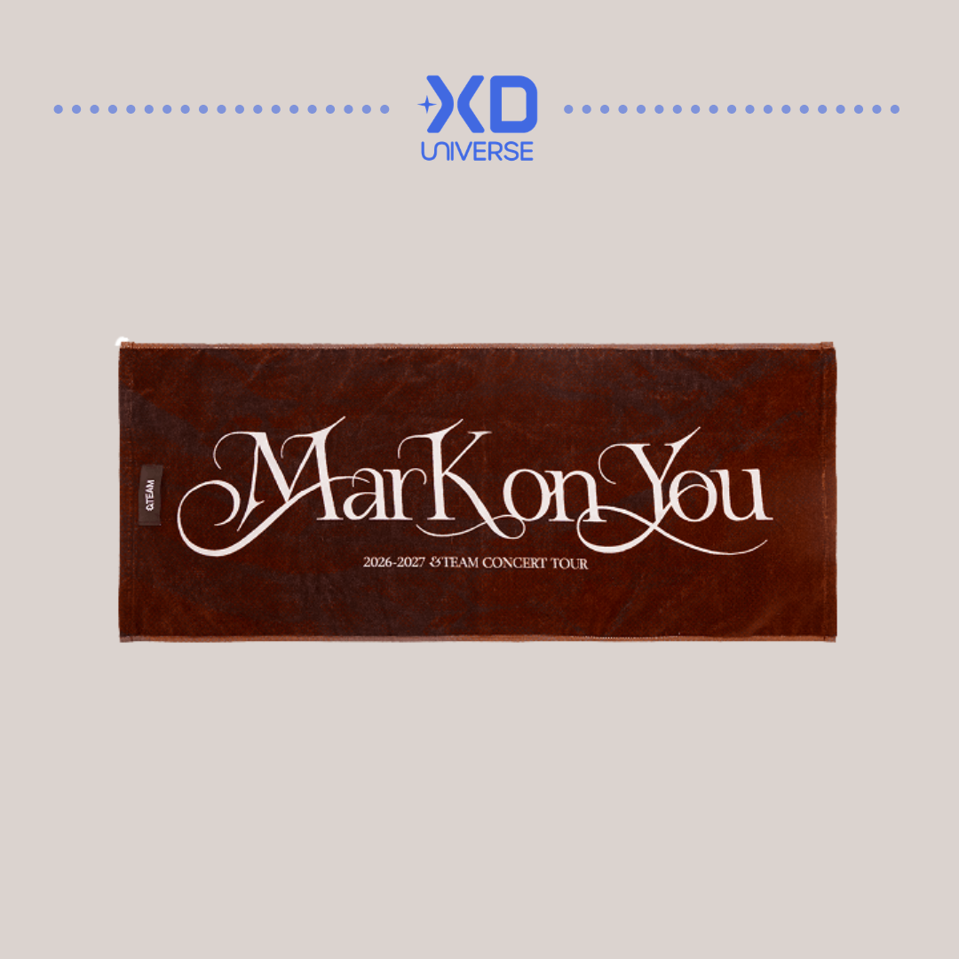 [PREORDER DEADLINE 18/9] &TEAM 2026-2027 CONCERT TOUR 'Mark on You' Official Merch - Face Towel