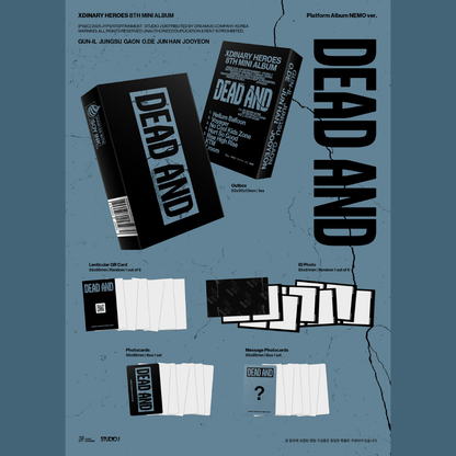 Xdinary Heroes 8th Mini Album <DEAD AND> - Platform Album NEMO ver.