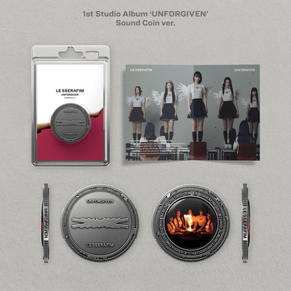 [PREORDER DEADLINE 7/7] LE SSERAFIM ‘Sound Coin Album’ - 1st Studio Album 'UNFORGIVEN' (Sound Coin ver.)