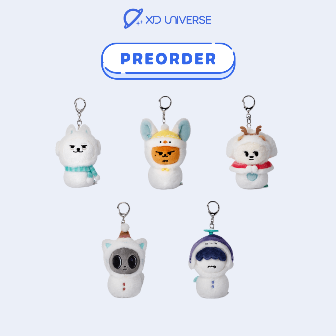 [PREORDER] TXT PLUSH KEYRING (HOLIDAY VER.) / TXT PPULBATU SNOW MAGIC OFFICIAL MERCHANDISE