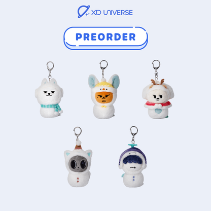 [PREORDER] TXT PLUSH KEYRING (HOLIDAY VER.) / TXT PPULBATU SNOW MAGIC OFFICIAL MERCHANDISE