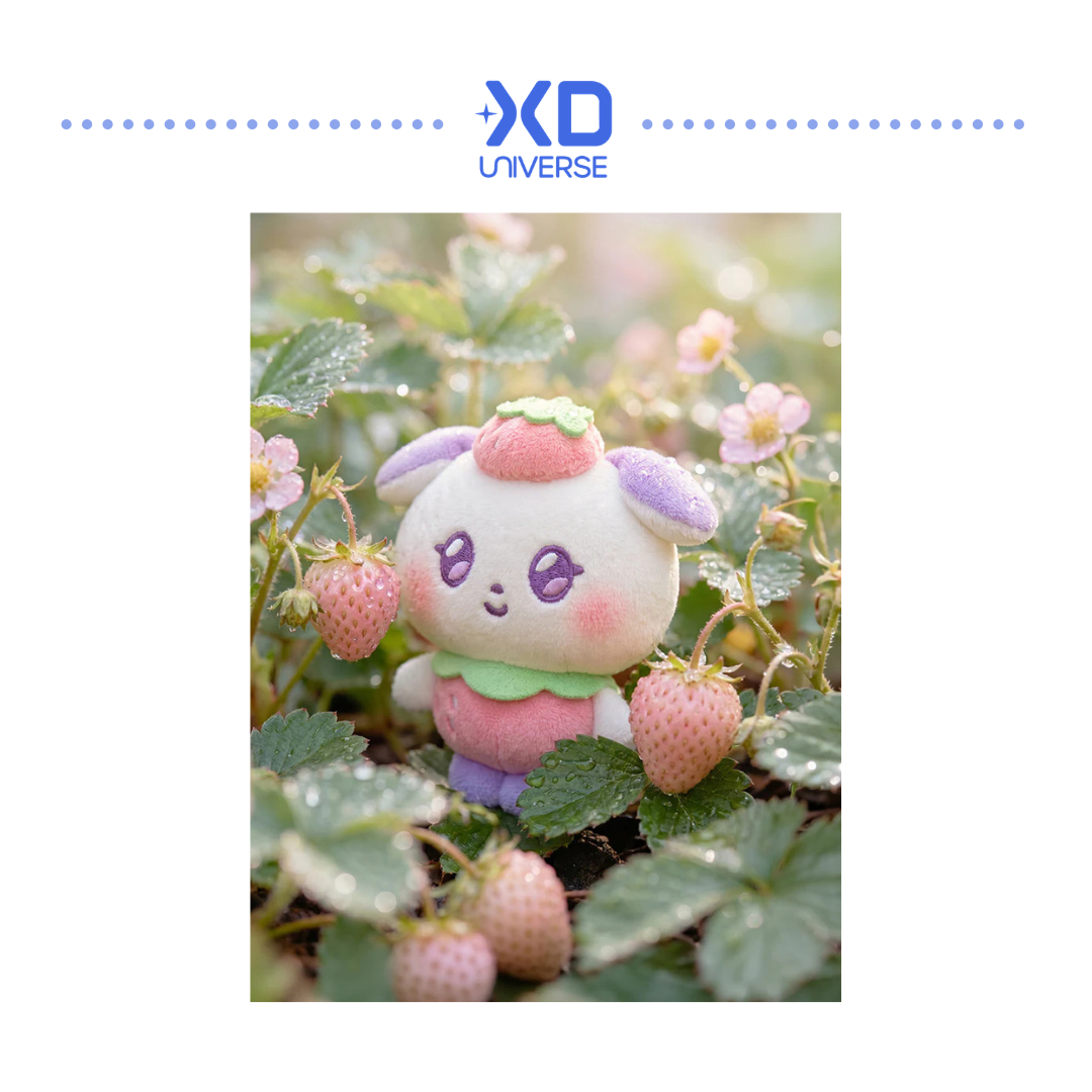 [PREORDER DEADLINE 18/6] ATEEZ MIGHTEEZ Berry Breezy Fairy - Fruit Plush Keyring