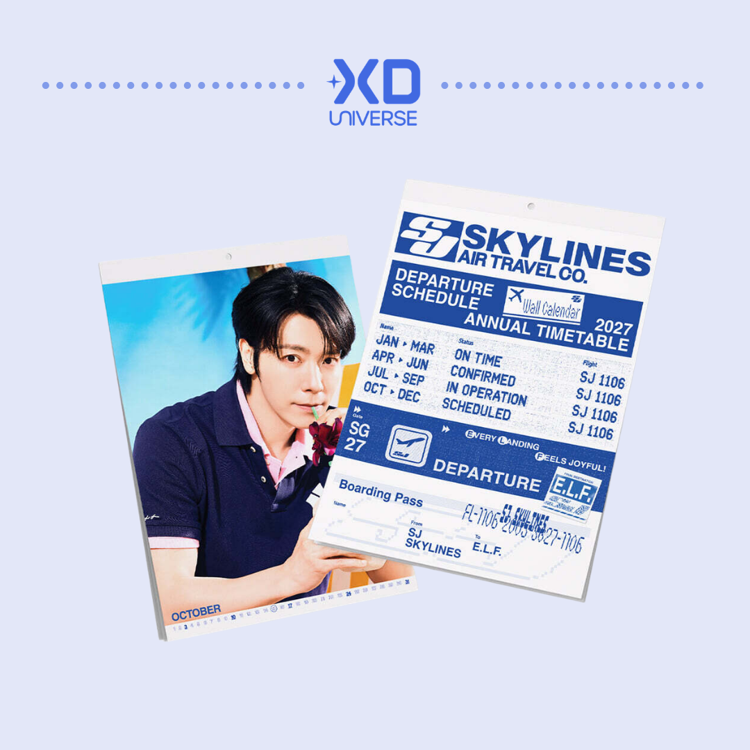 [PREORDER DEADLINE 17/10] SUPER JUNIOR 2027 Season's Greetings (Wall Calendar)