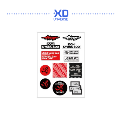[PREORDER DEADLINE 23/10] DOH KYUNG SOO CONCERT TOUR [DAY OFF] OFFICIAL MD - DECO STICKER SET