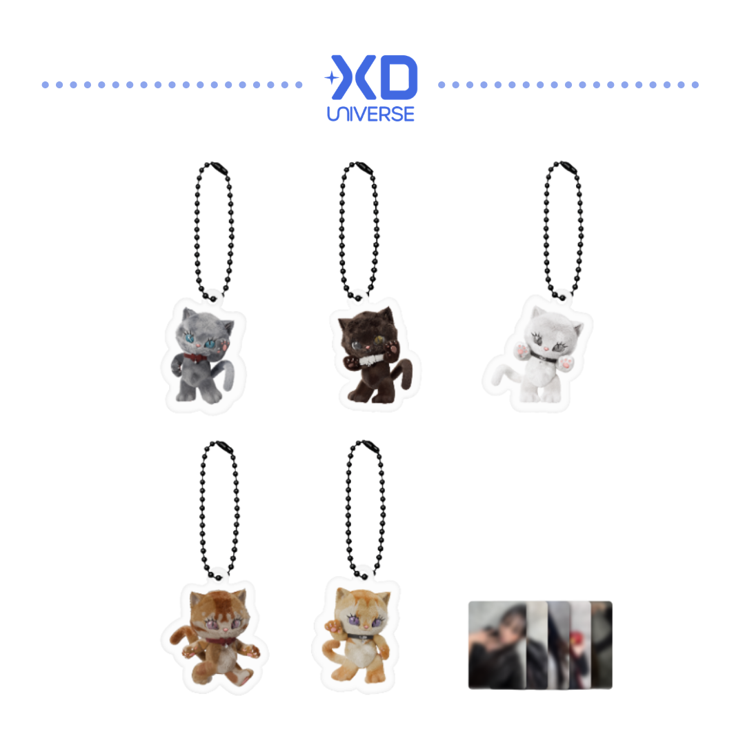 [PREORDER DEADLINE 12/6] MEOVV THE 2nd EP ALBUM [BITE NOW] OFFICIAL MERCH - CHARACTER RANDOM ACRYLIC KEYRING SET
