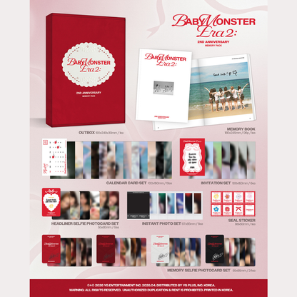 BABYMONSTER : ERA II | BABYMONSTER 2ND ANNIVERSARY MEMORY PACK